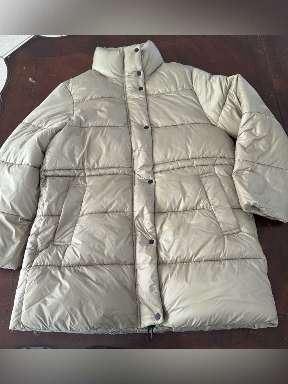 Mango puffer coat